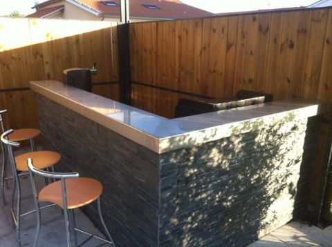 Bar inox d'exterieur